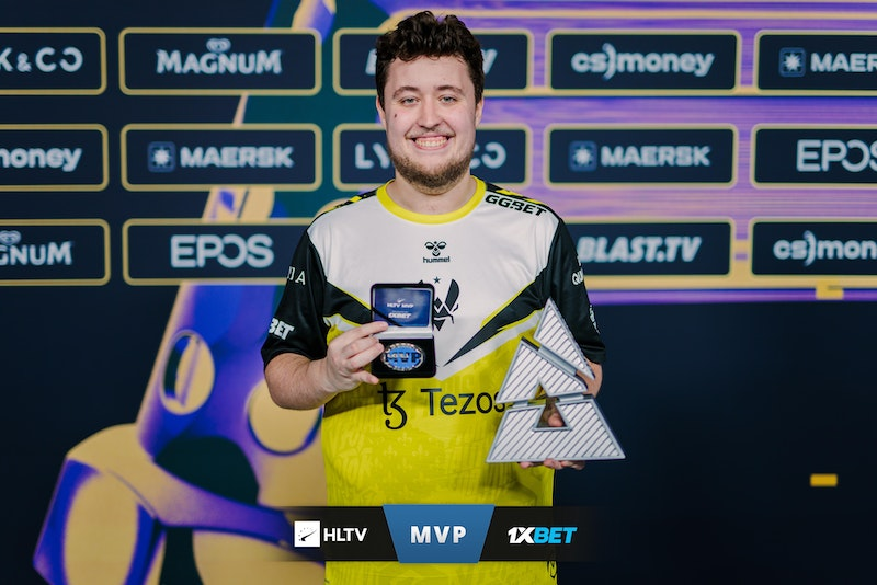 可喜可贺！zywOo获得csgo blast总决赛mvp!